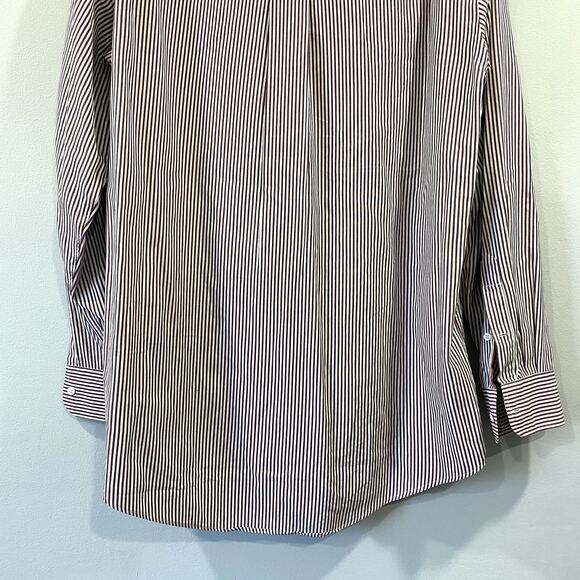 Nordstorm Classic button down in Red White 100% Cotton Size 15 1/2 - 33 M - Picture 7 of 9